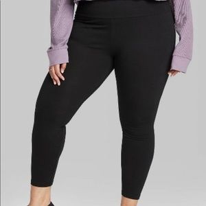 Women's High-Waisted Classic Leggings - Wild Fable™ Black - size 2X